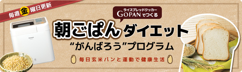 朝ごぱんダイエット　"がんばろう"プログラム｜ミールタイム